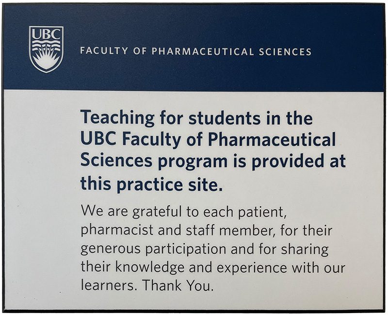 UBC Pharmaceutical Sciences Program